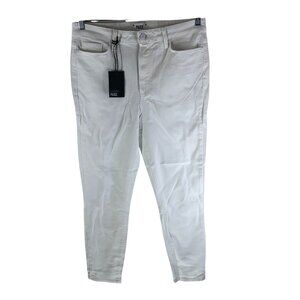 Paige Womens Margot Ankle Super High Rise Ankle Skinny Jeans Crisp White 31